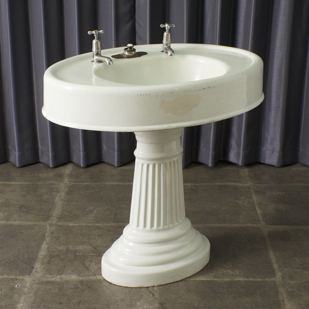 クラシック ウォッシュスタンド 洗面台 ヴィンテージ 琺瑯 ホーロー