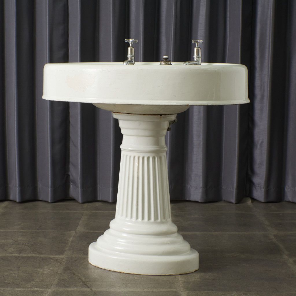 クラシック ウォッシュスタンド 洗面台 ヴィンテージ 琺瑯 ホーロー