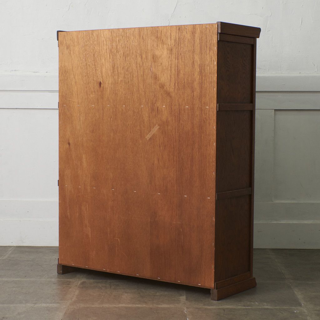 三越家具 ブルージュ フラップ扉 ブックケース 3段 Brugge 英国