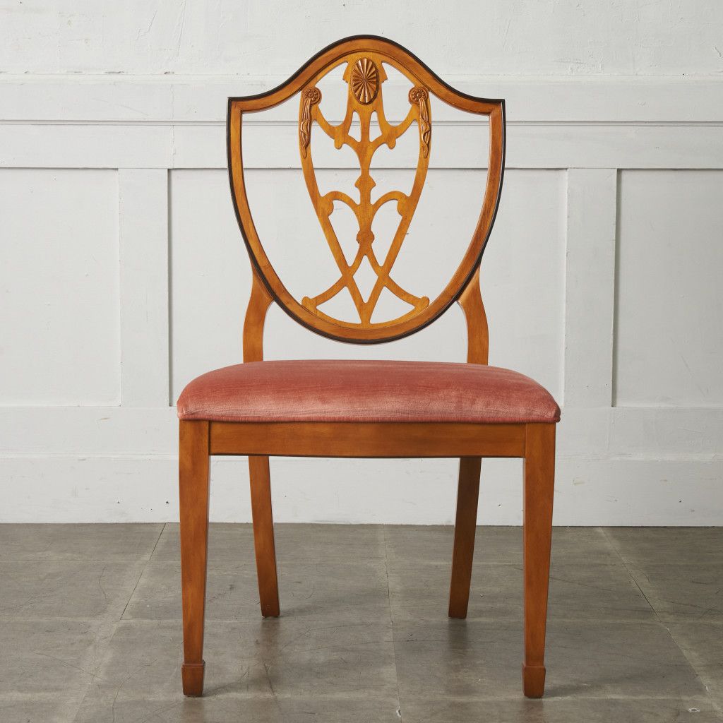 Drexel Heritage ダイニングチェア 木製 飾り 椅子 サイドチェア