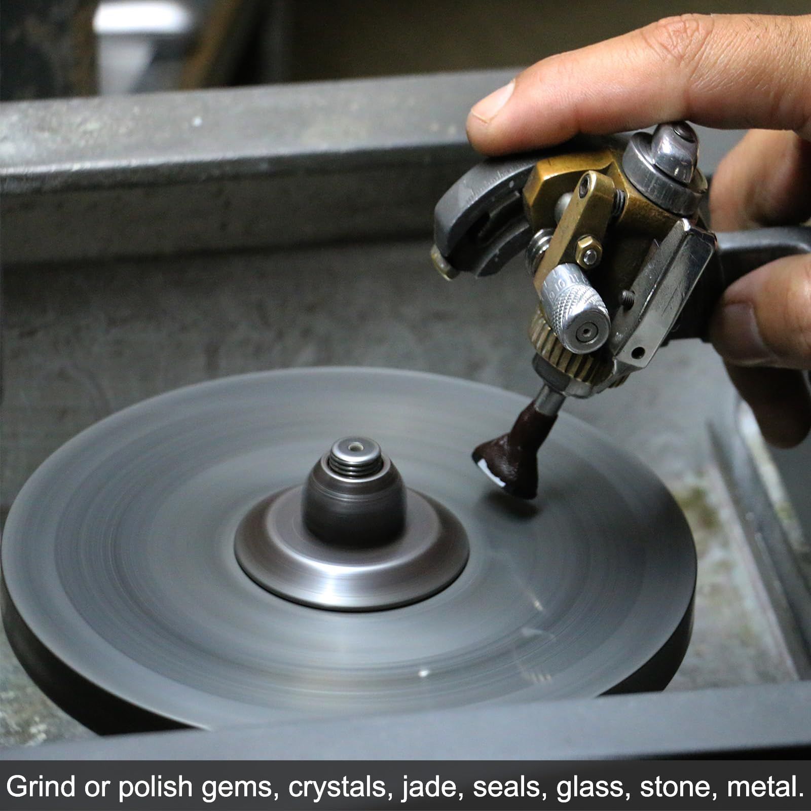 uxcell ダイヤモンドサンディング研削ディスクセット アーバーホール フラットラップホイール研磨ディスク 宝石タイル ガラス 石 金属用 200 mm グリット80|400|800|1500|3000 12.7