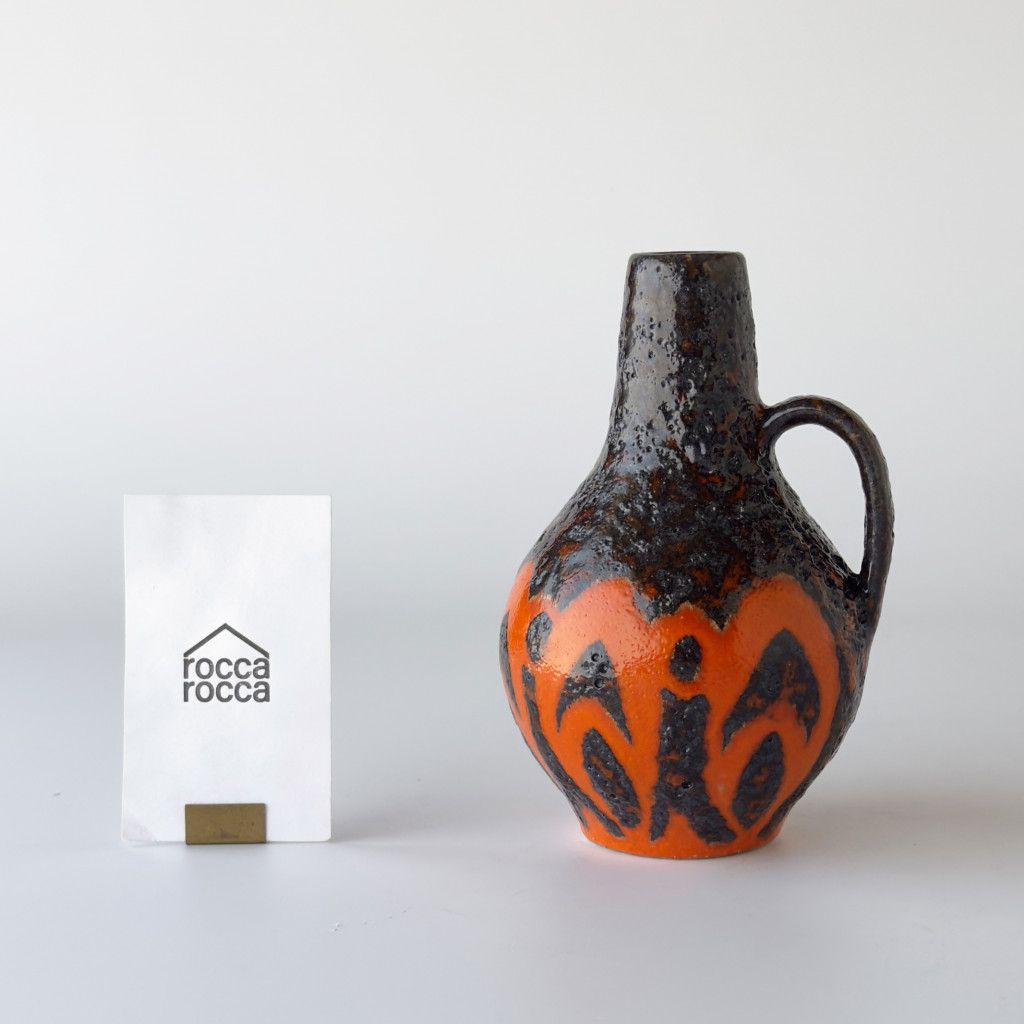西ドイツ Fat lava ヴィンテージ フラワーベース ES Keramik 花器 花瓶 