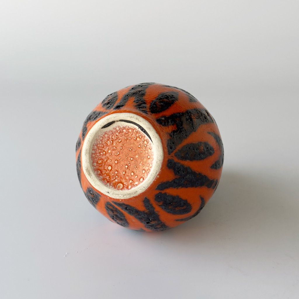 西ドイツ Fat lava ヴィンテージ フラワーベース ES Keramik 花器 花瓶 