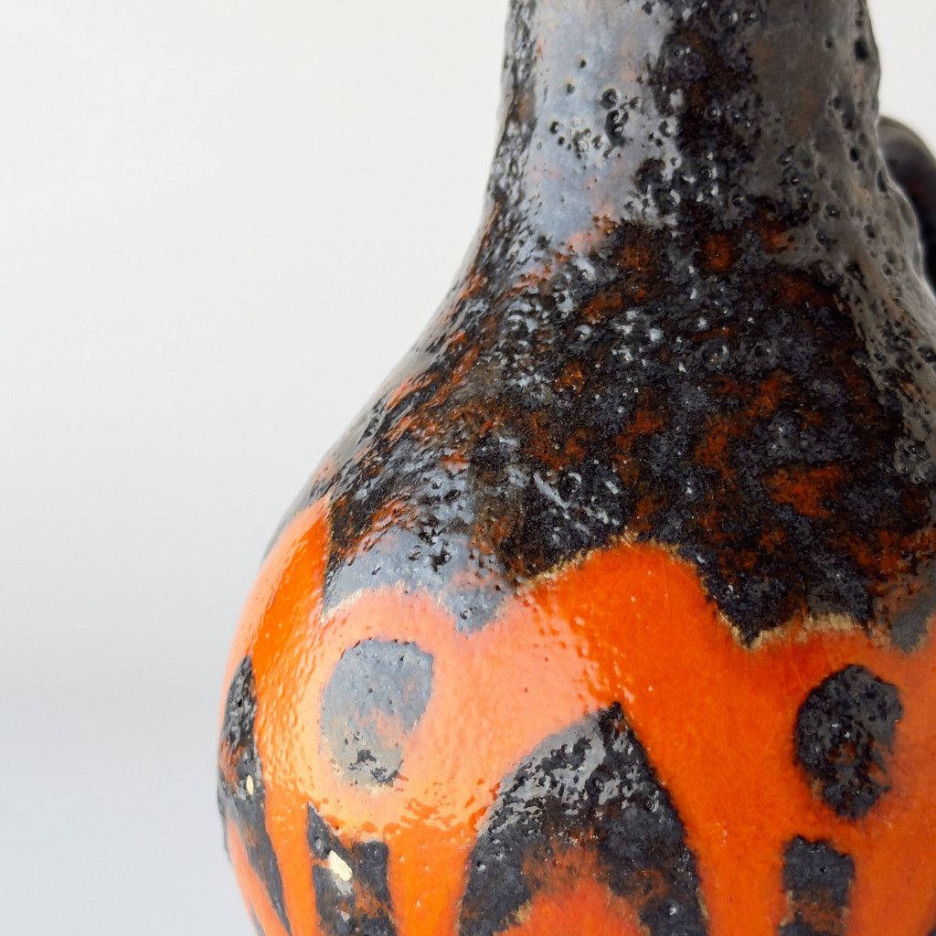 西ドイツ Fat lava ヴィンテージ フラワーベース ES Keramik 花器 花瓶 