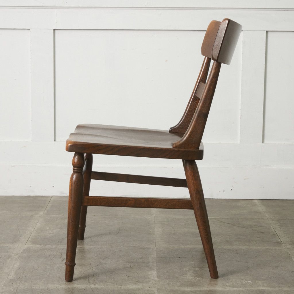 飛騨高山 柏木工 サイドチェア K132 WILDERNESS 板座 オーク 無垢材