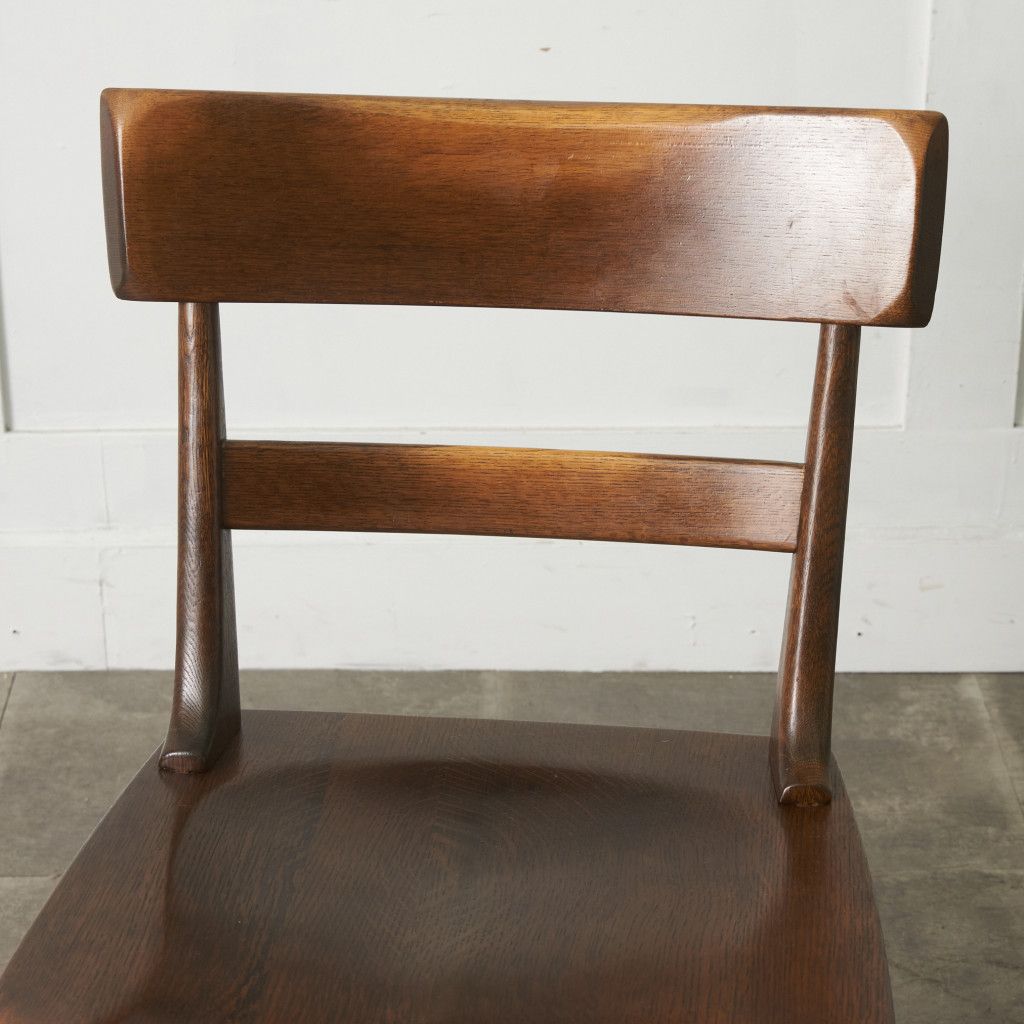 飛騨高山 柏木工 サイドチェア K132 WILDERNESS 板座 オーク 無垢材