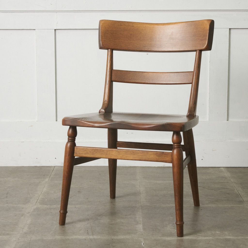 飛騨高山 柏木工 サイドチェア K132 WILDERNESS 板座 オーク 無垢材