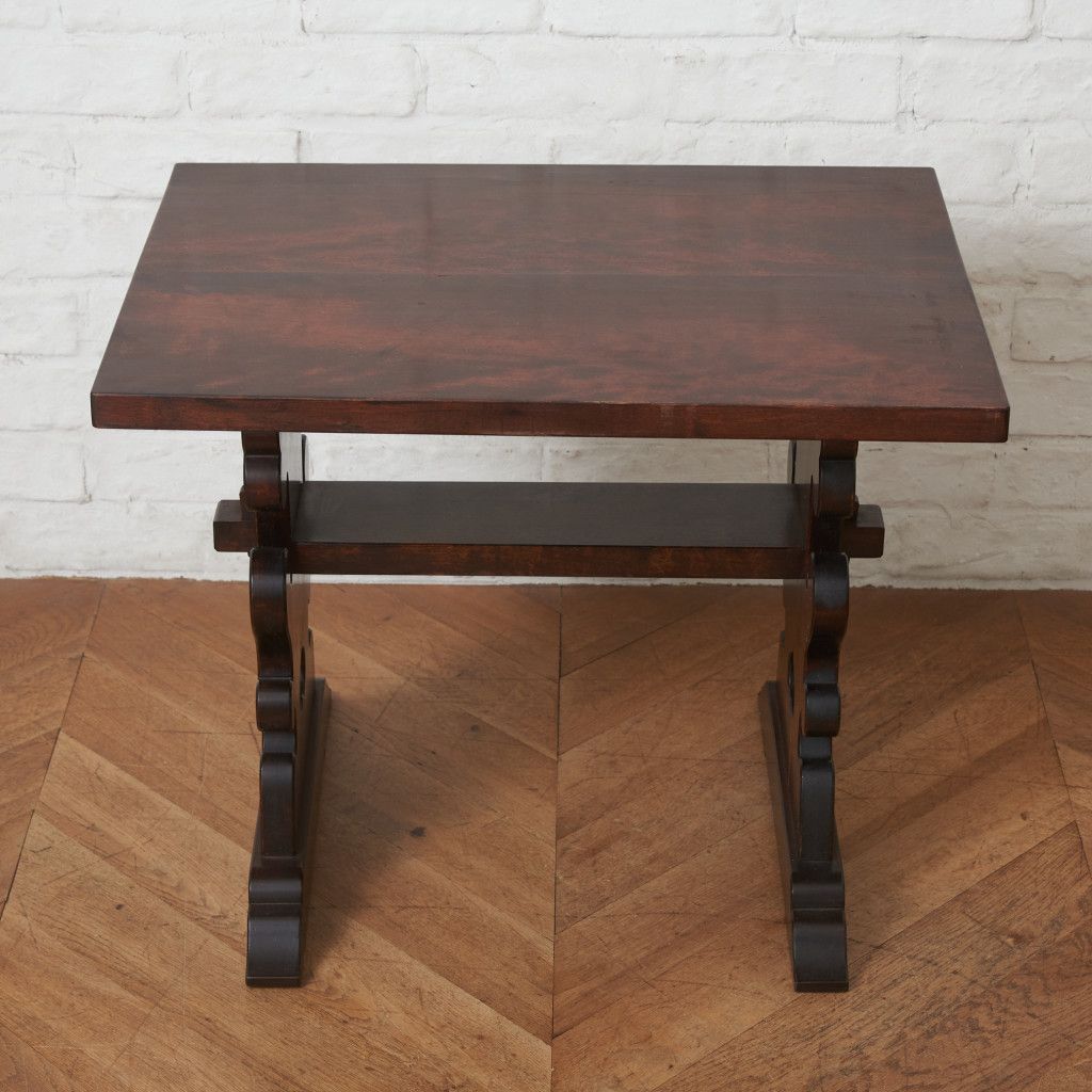 定価13万 松本民芸家具 #14型茶卓 II サイドテーブル ミズメザクラ