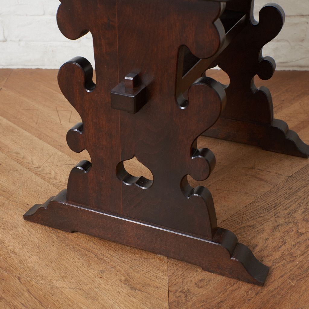 定価13万 松本民芸家具 #14型茶卓 II サイドテーブル ミズメザクラ