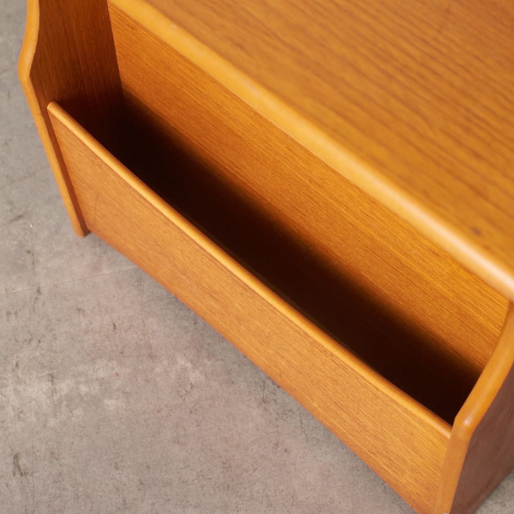 英国 ヴィンテージ マガジンラック サイドテーブル 雑誌入れ マガジン