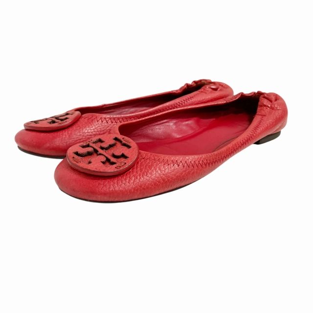 トリーバーチ TORY BURCH バレエ シューズ フラットシューズ ロゴ 赤