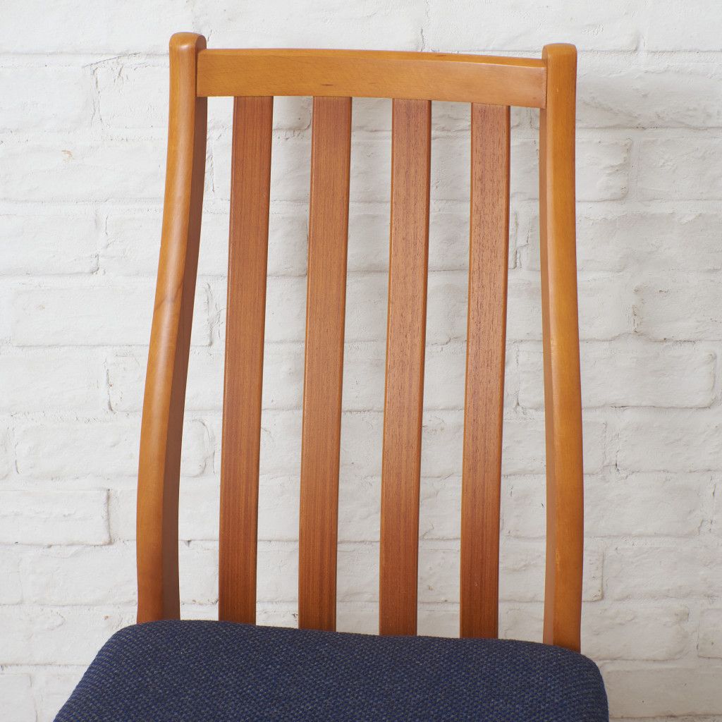張替済 イギリス ヴィンテージ スラットバック ダイニングチェア 木製
