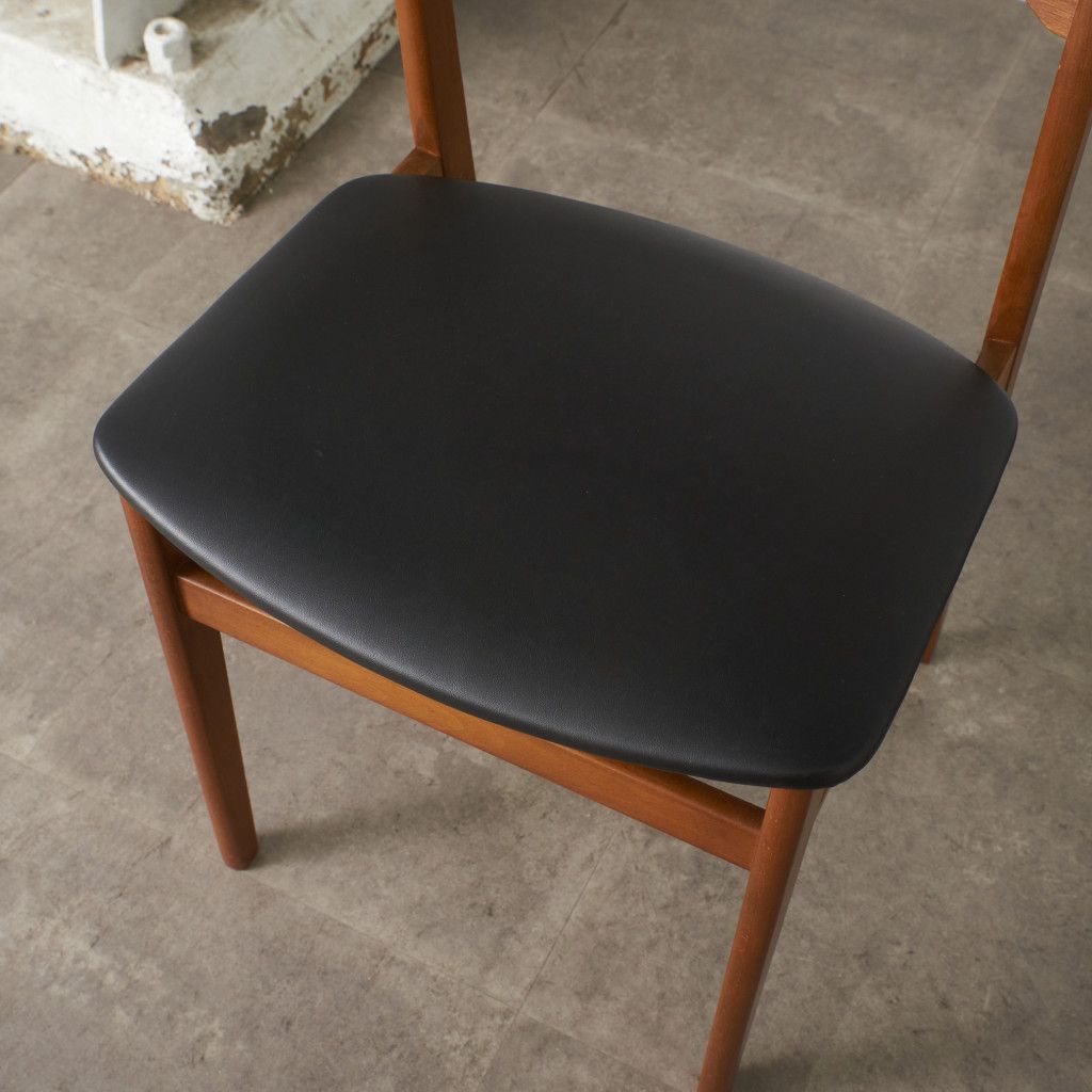 英国 ヴィンテージ ダイニングチェア 木製 椅子 チーク 天然木 北欧