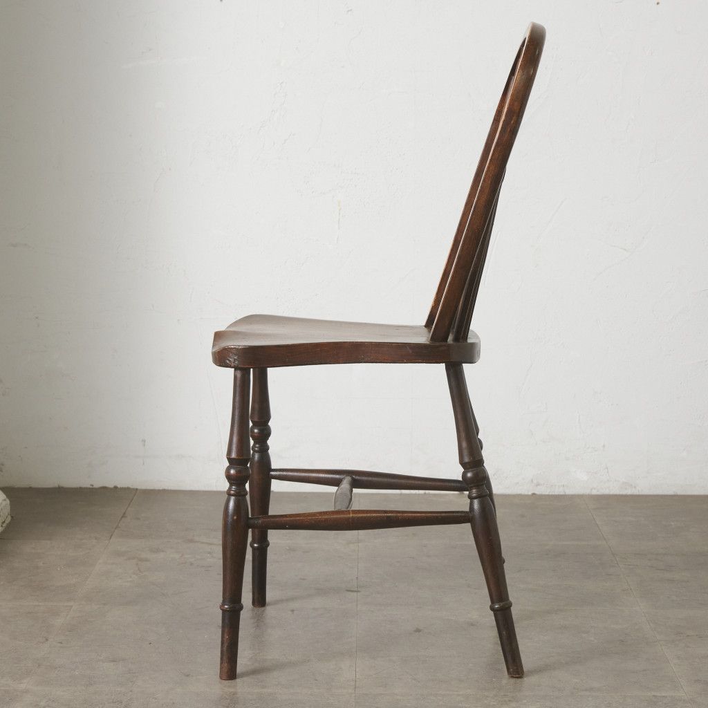 英国 クラシック ホイールバックチェア 無垢材 ウィンザーチェア 木製