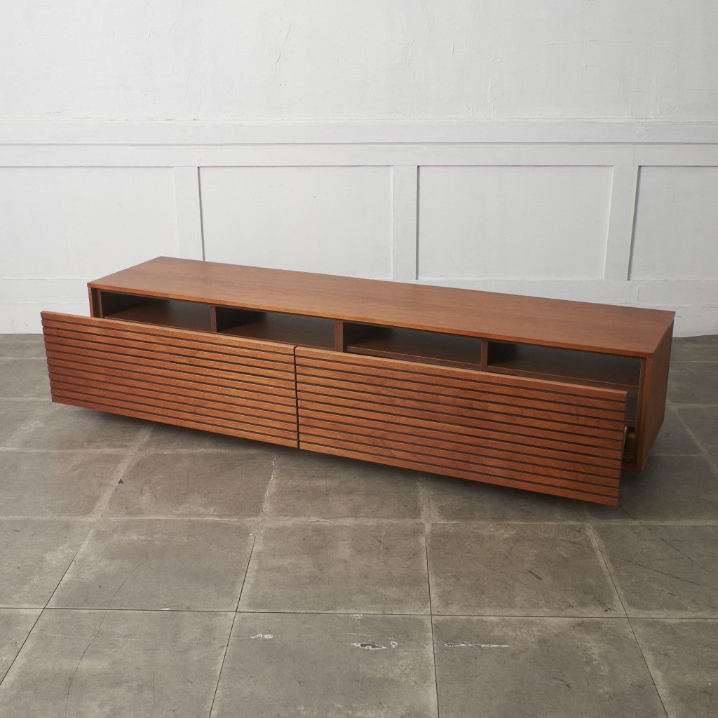 定22万 広松木工 VERA CREPA テレビボード ウォールナット 木製