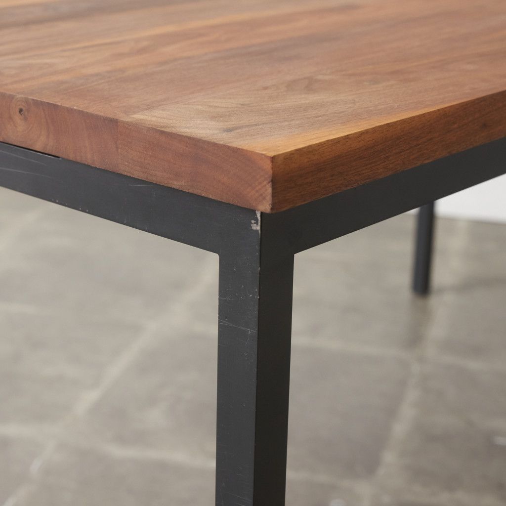 インダストリアル ダイニングテーブル ウォールナット 無垢材 テーブル