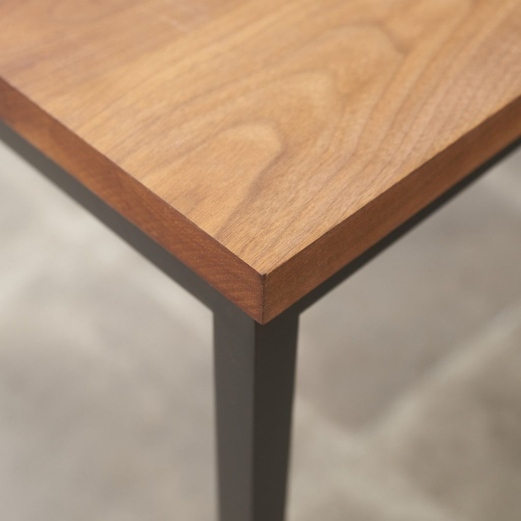 インダストリアル ダイニングテーブル ウォールナット 無垢材 テーブル