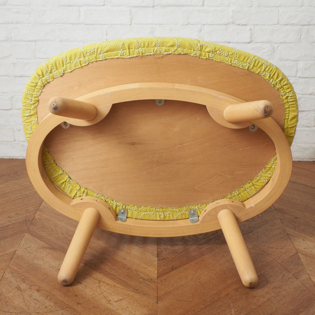 ミナペルホネン タンバリン 張替済 天童木工 スポークチェア 豊口克平