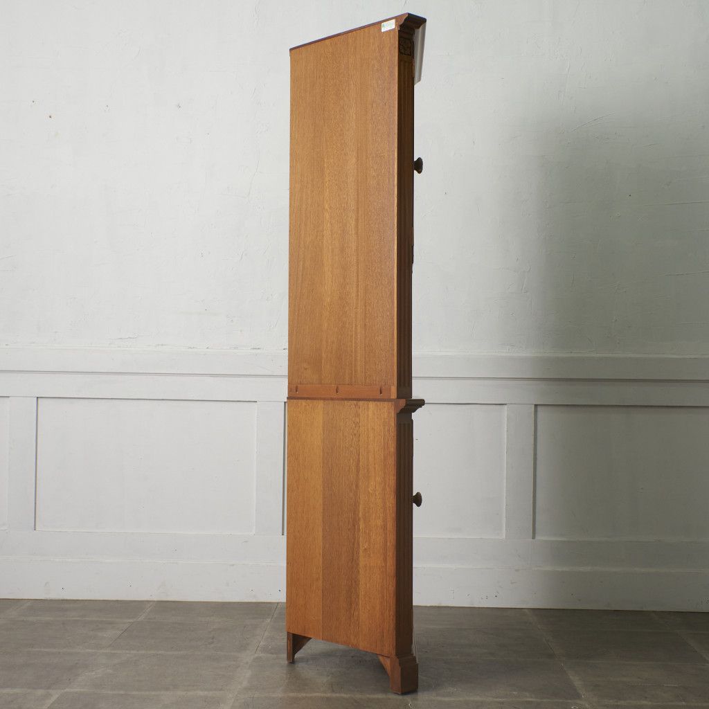 Ercol コーナーキャビネット ガラス 飾り棚 エルム 食器棚 ブック