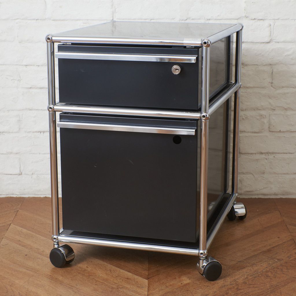 極美品　ハラーシステム　USM デスクワゴン　2段　　キャスター付き 通販 usmハラー ワゴン USM Haller ハラーシステム 段ワゴン