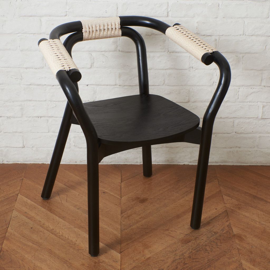 【発送の場合は即購入不可】 デンマーク Normann  Knot アームチェア 椅子 ダイニングチェア 黒田達朗 ノーマンコペンハーゲン ノット モダン 96018 デンマーク Normann Copenhagen Knot アームチェア 椅子 ダイニング