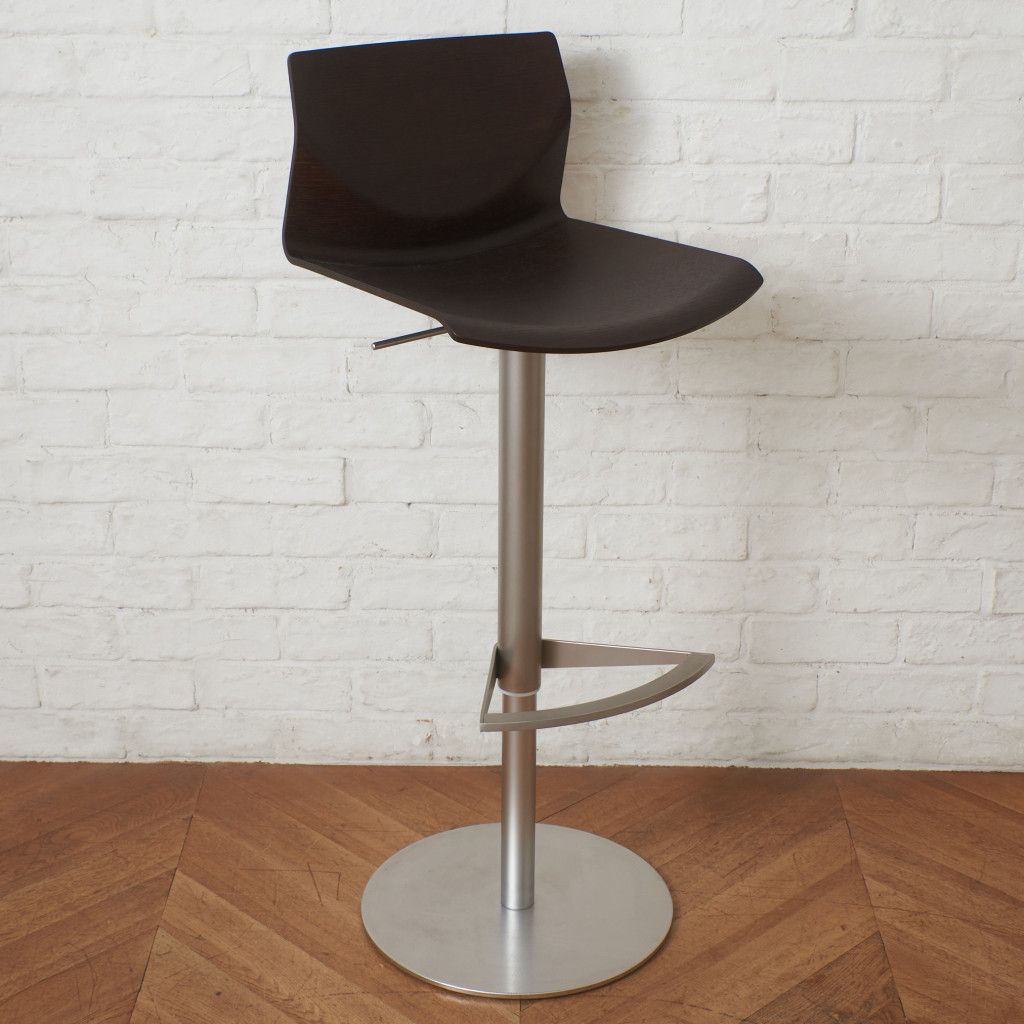 定10万 イタリア ラパルマ KAI ハイスツール 安積伸 オーク 昇降 椅子