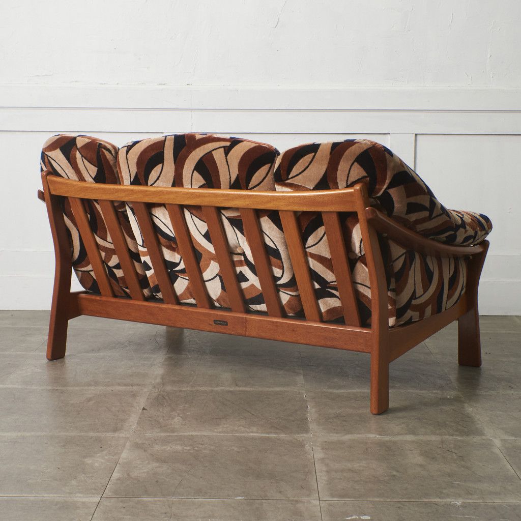 オールドマルニ ヴィンテージ 2人掛け ソファ ラブソファ 2P ソファ 2