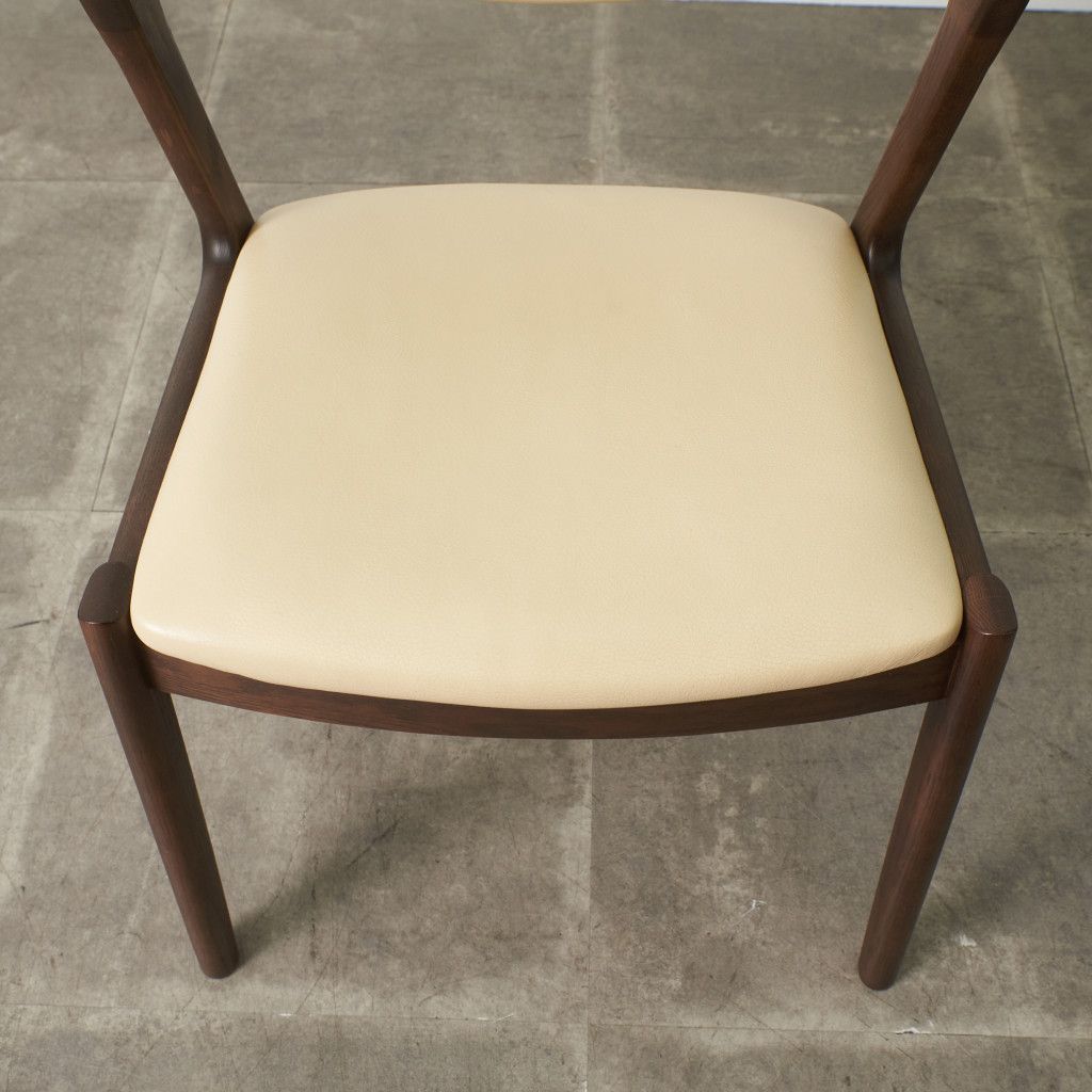 浜本工芸 アームチェア DA-8200 オーク 本革 食卓椅子 イス 肘掛け