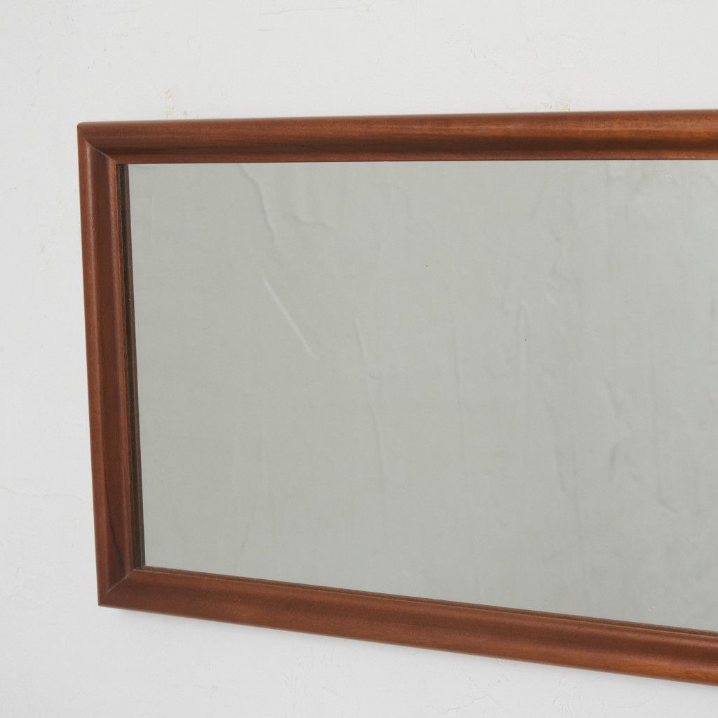 イギリス ヴィンテージ ウォールミラー 木製 シンプル 北欧 スタイル