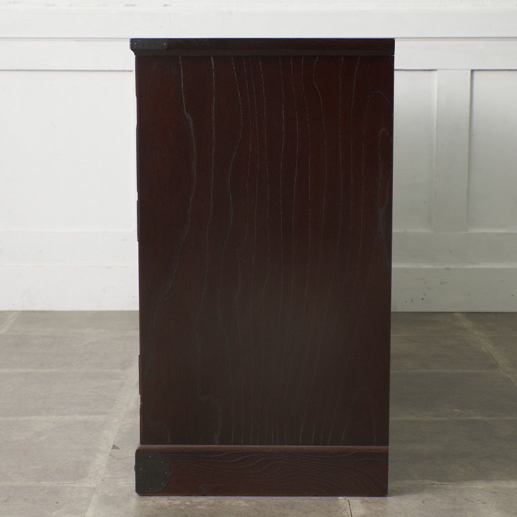 筑後民芸家具 ケヤキ サイドボード 欅 飾り棚 整理タンス キャビネット