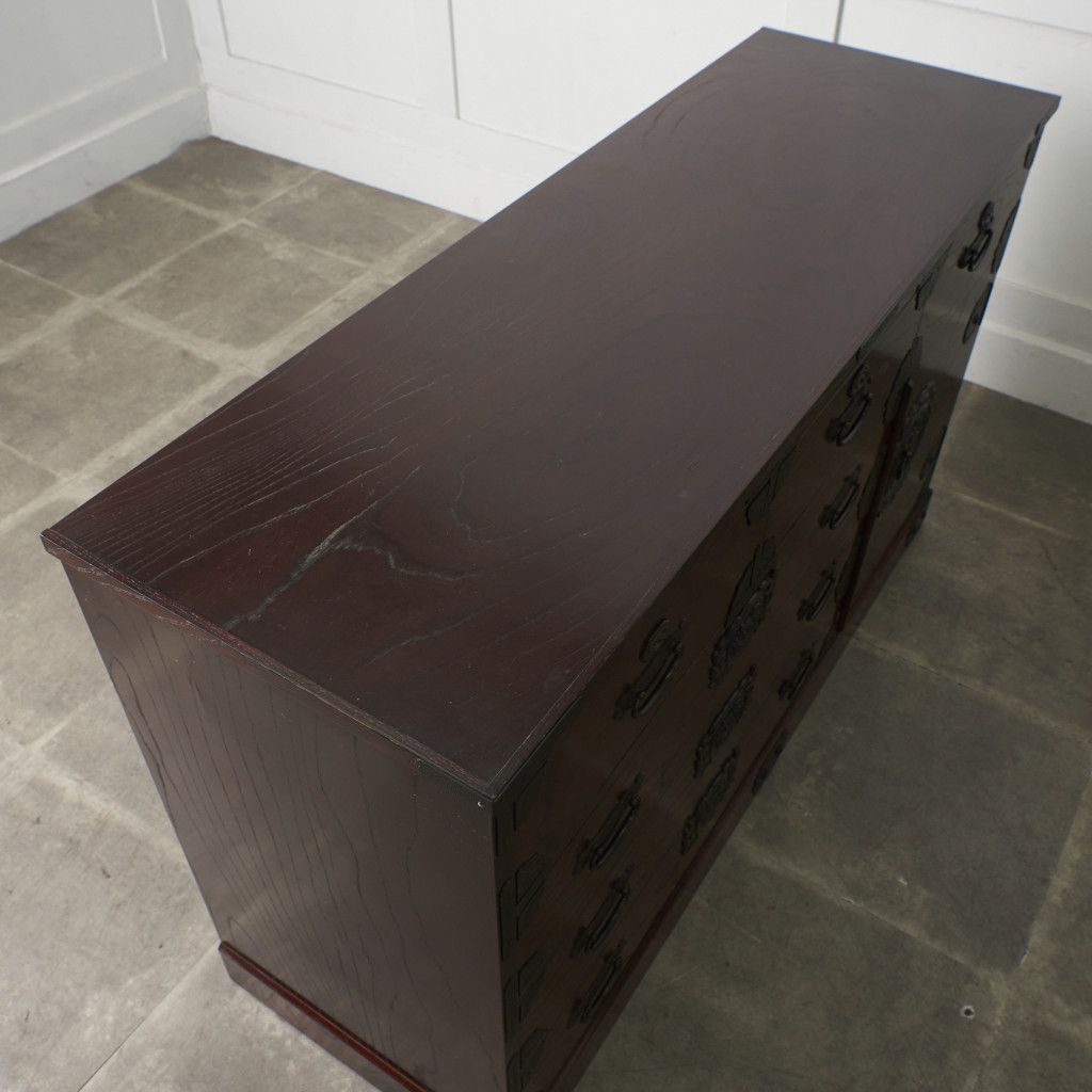 GMHH450○筑後民芸 整理箪笥 チェスト サイドボード リビングボード 欅材 GMHH450○筑後民芸 整理箪笥 チェスト サイドボード リビングボード 欅