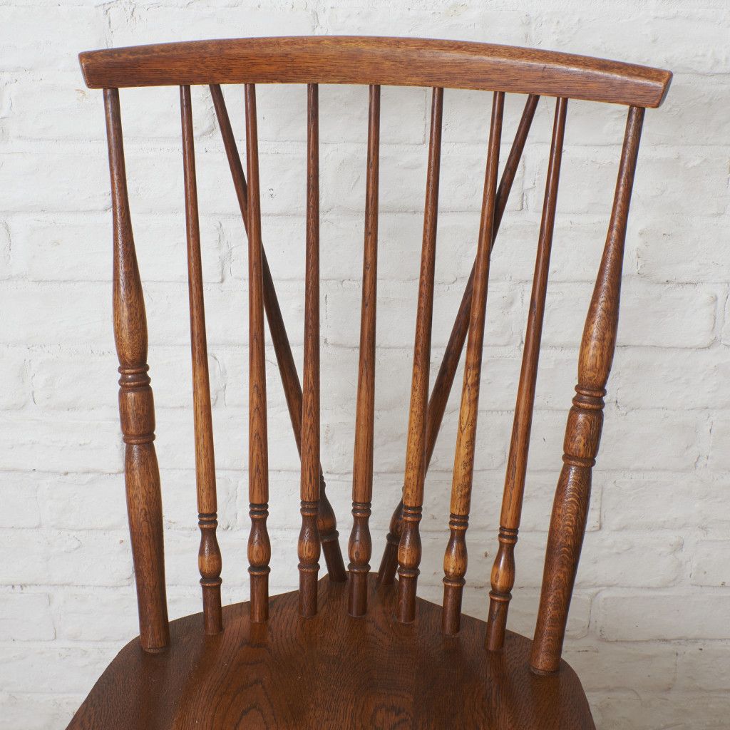 飛騨産業 キツツキ ウィンザーチェア スピンドルバック 無垢材 オーク