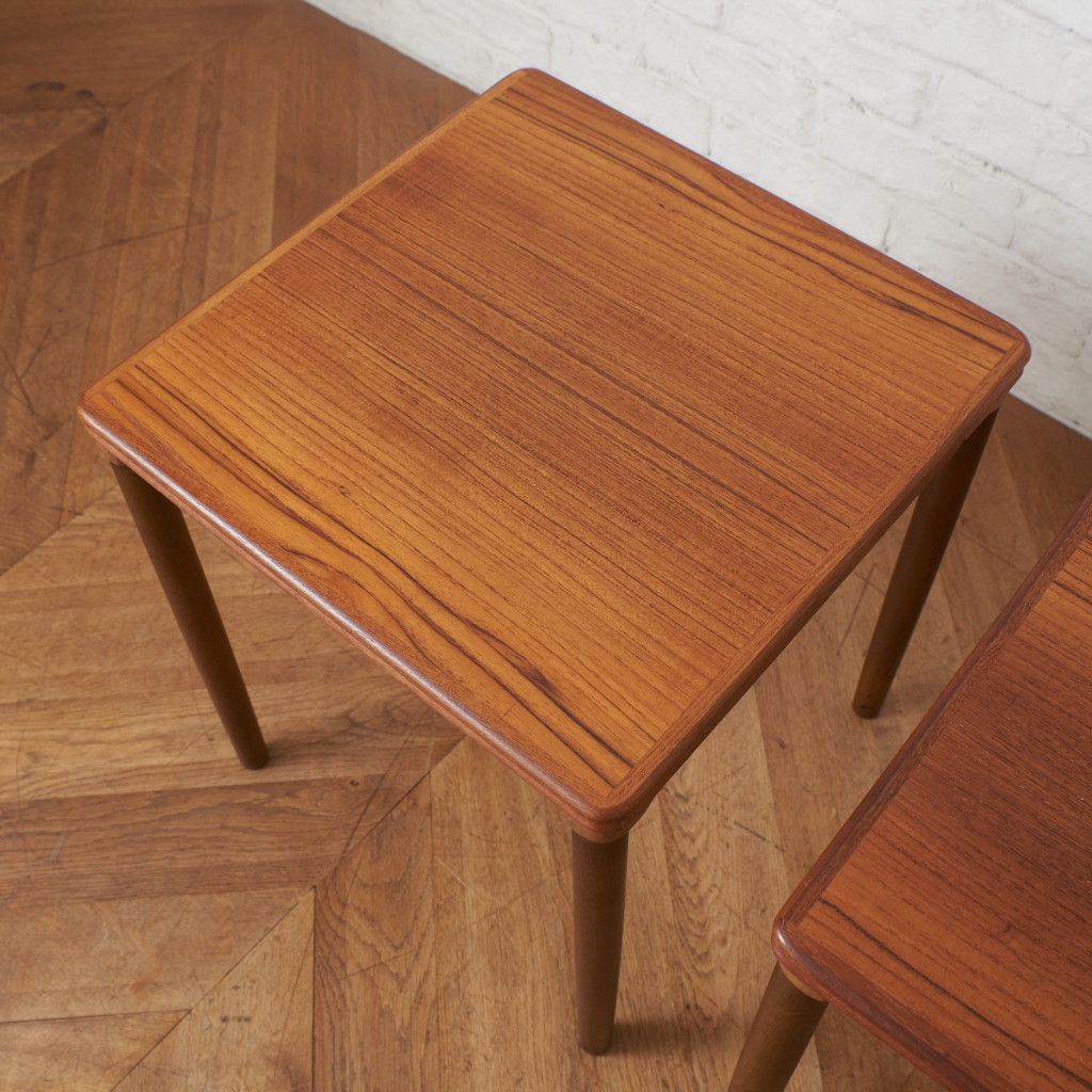 デンマーク製 TOFTEN mobelfabrikken ネストテーブル チーク E.W.Bach