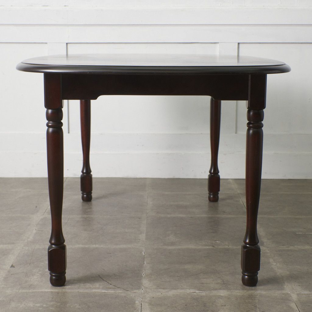 北海道民芸家具 オーバル ダイニングテーブル 樺 無垢材 W1510 楕円