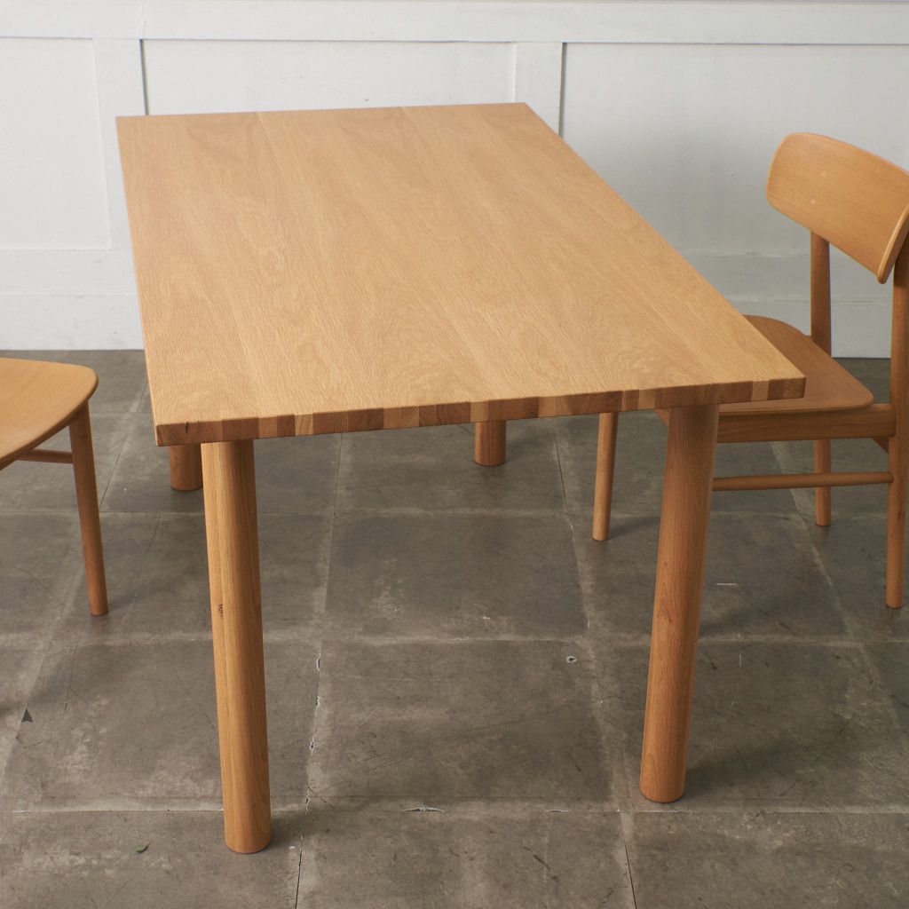 無印良品 オーク材 ダイニングテーブル 140x80cm テーブル 天然木 食卓