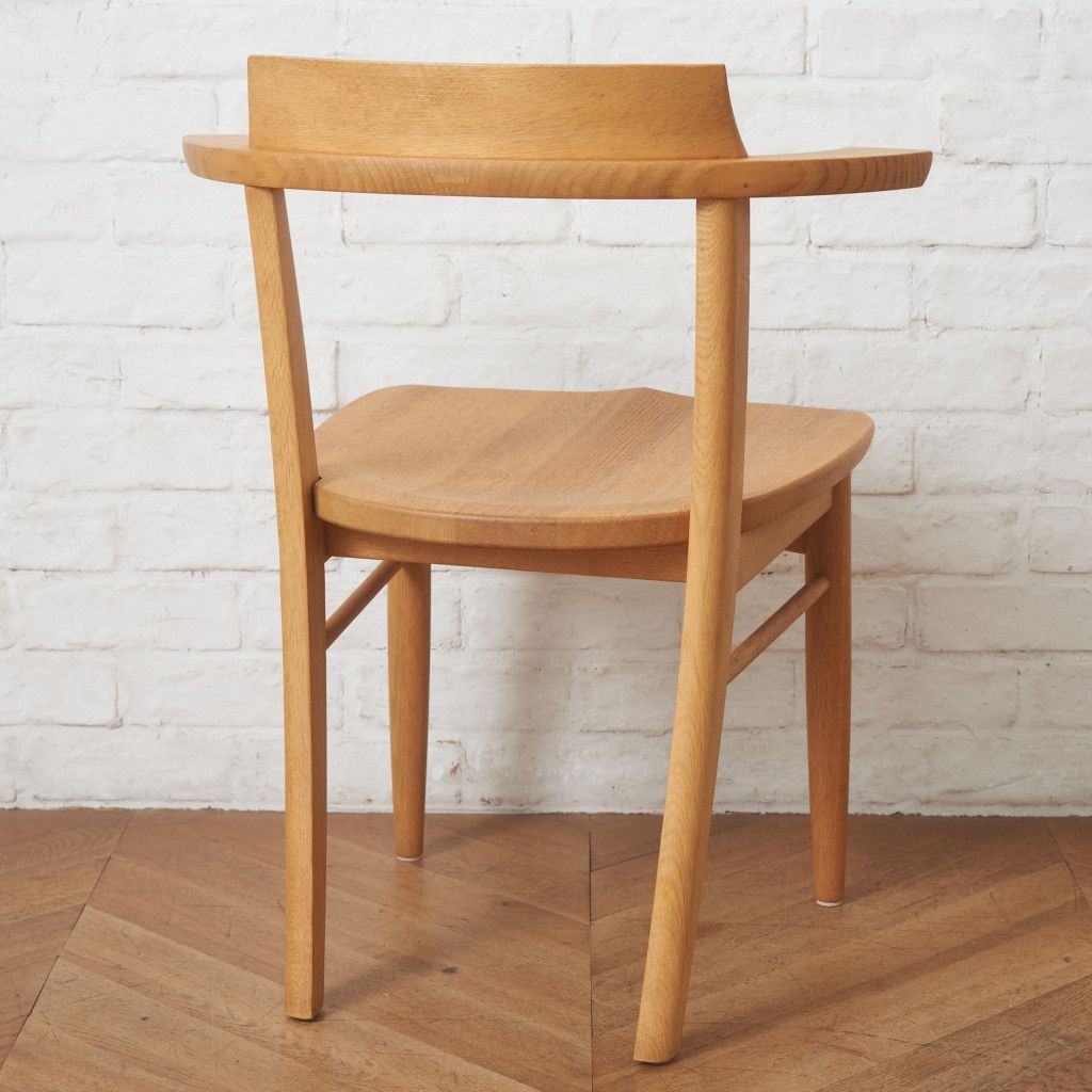 柏木工　ソフィー①　ダイニングチェア　ハーフアームチェア　飛騨家具 飛騨高山 柏木工 ソフィー アームチェア オーク 楢 無垢材 ダイニング