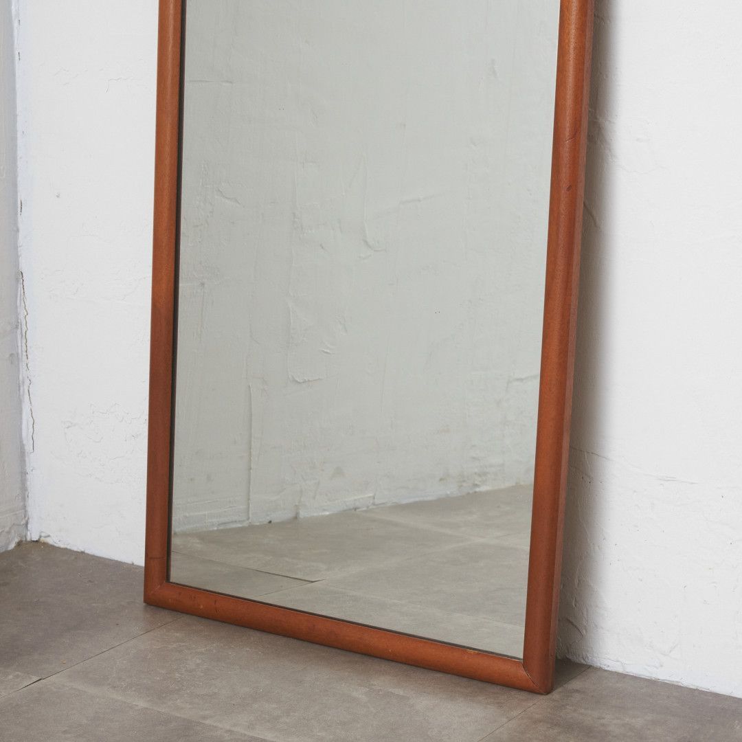 イギリス ヴィンテージ ウォールミラー 木製 シンプル 北欧 スタイル