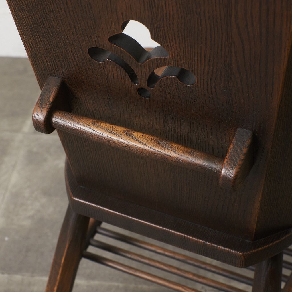 飛騨産業 キツツキ PROVINCIAL ウィングチェア 無垢材 オーク プロヴィ