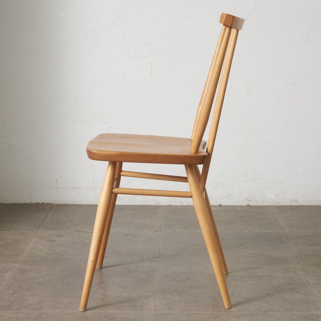 英国vintage】ERCOL / アーコール スワンバックチェア エルム材 スワン