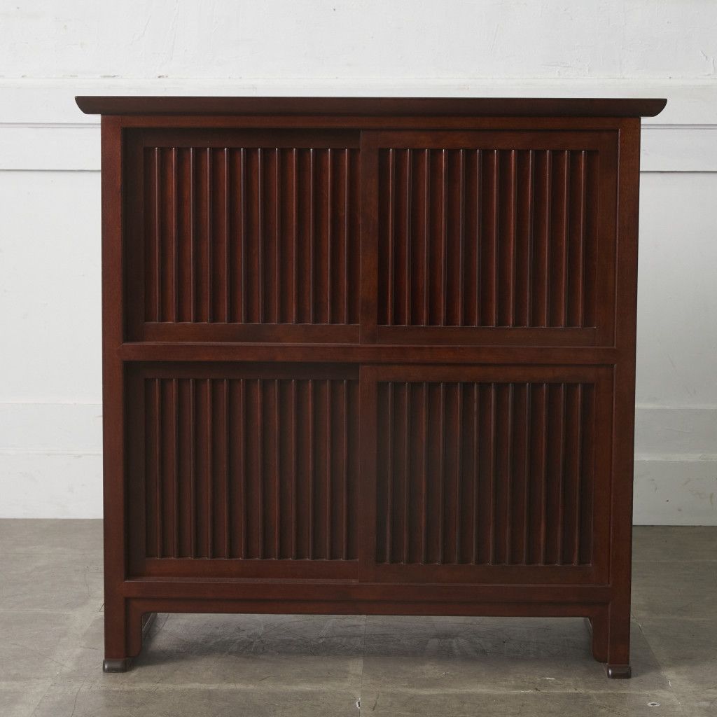 美品 松本民芸家具 ミズメザクラ 無垢材 A型 朝鮮棚 定価357,500円 定36万 松本民芸家具 A型 舞良茶タンス ミズメ桜 無垢材 飾り棚 食器棚