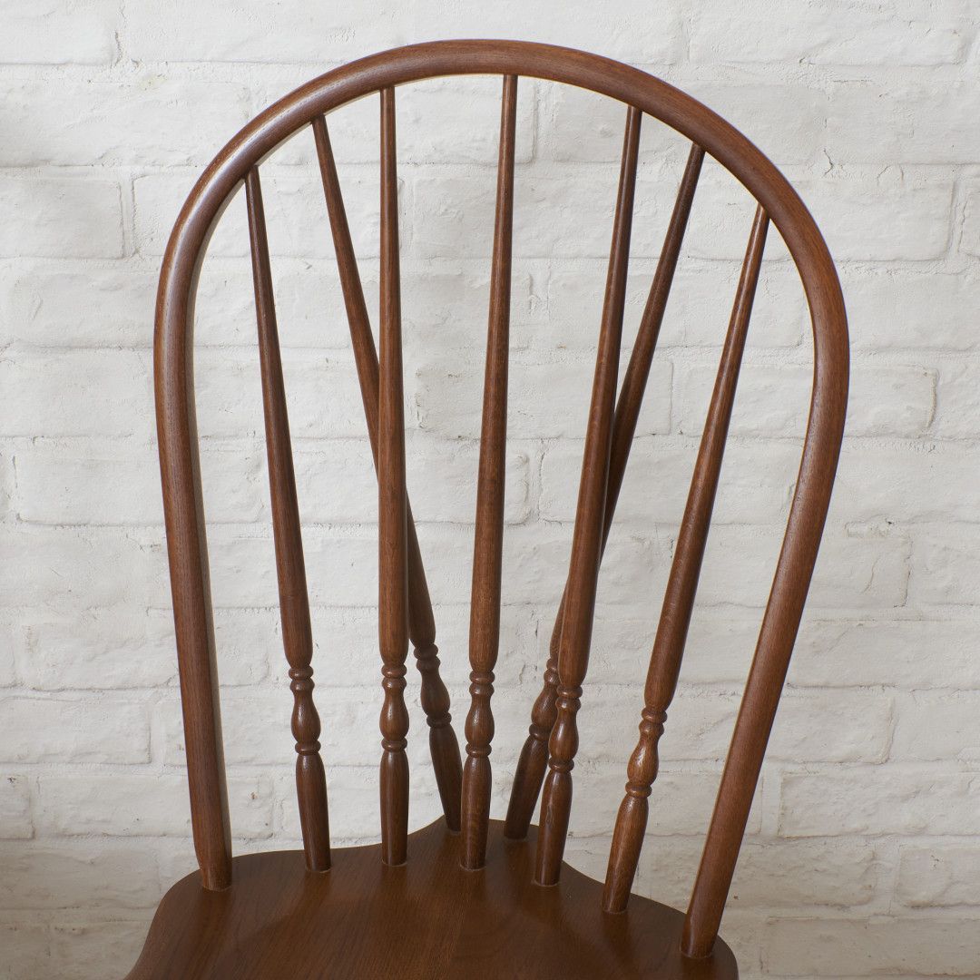 2脚セット 飛驒高山 柏木工 ボウバック チェア オーク 無垢材 楢