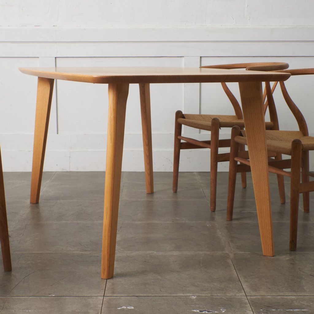 飛騨高山 柏木工 ダイニングテーブル オーク 楢 無垢材 食卓 天然木