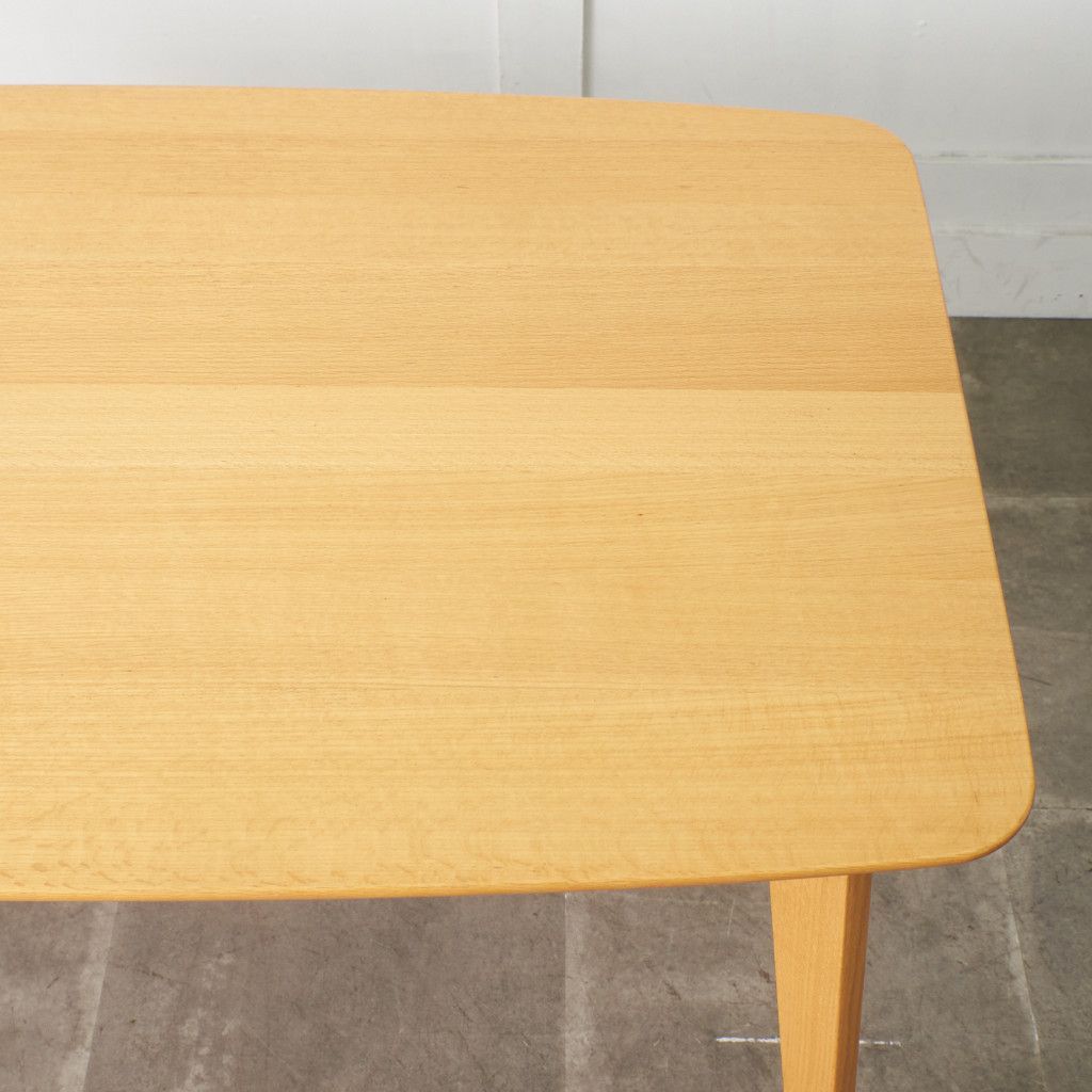 飛騨高山 柏木工 ダイニングテーブル オーク 楢 無垢材 食卓 天然木