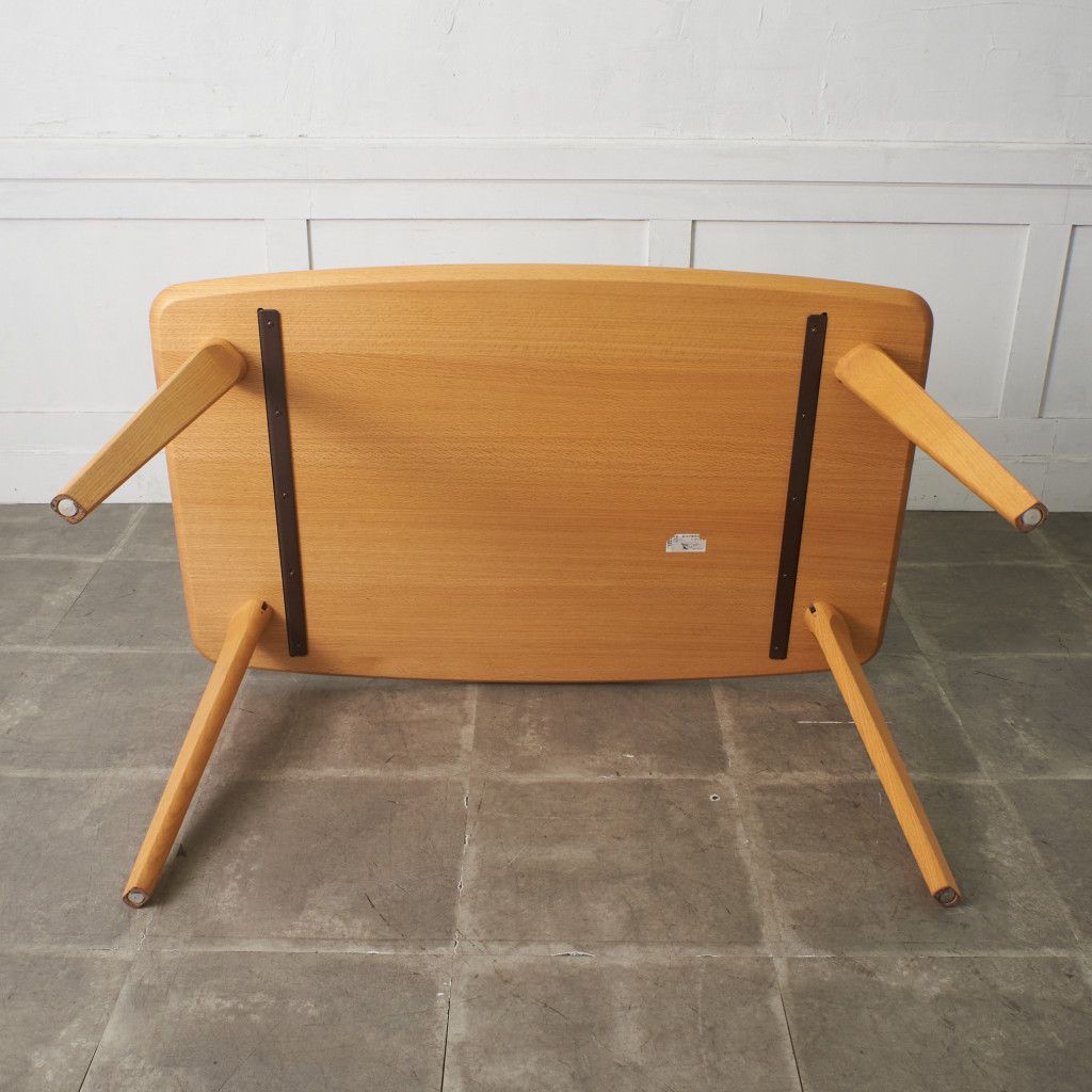 飛騨高山 柏木工 ダイニングテーブル オーク 楢 無垢材 食卓 天然木