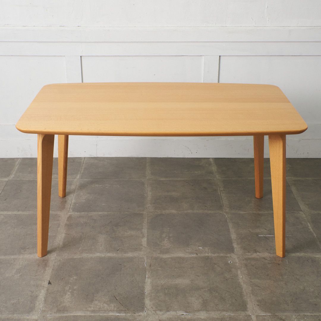 飛騨高山 柏木工 ダイニングテーブル オーク 楢 無垢材 食卓 天然木