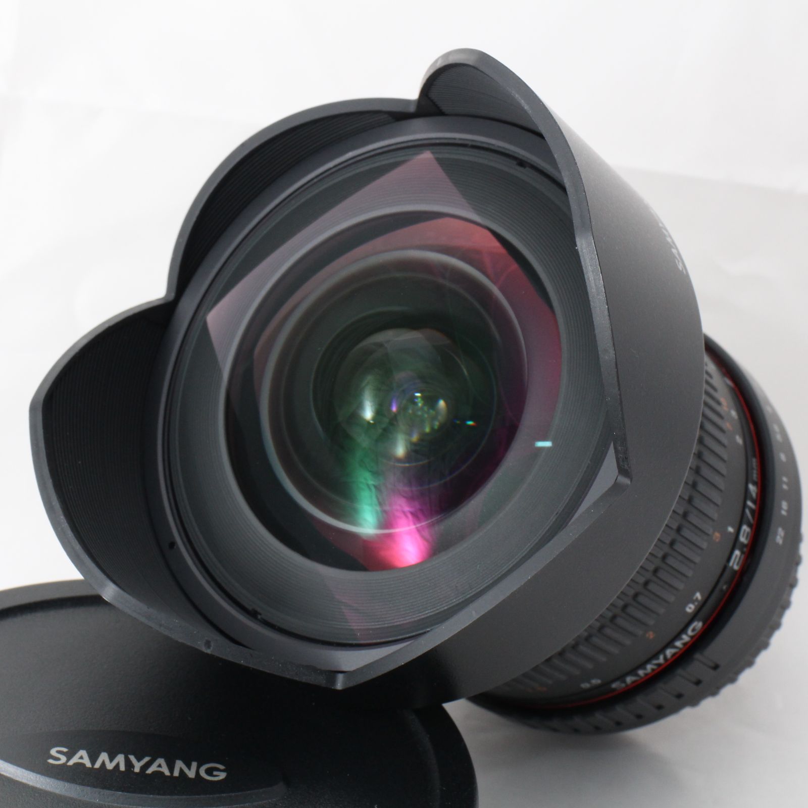 ☆美品☆ SAMYANG 単焦点広角レンズ 14mm F2.8 ED AS IF UMC Canon