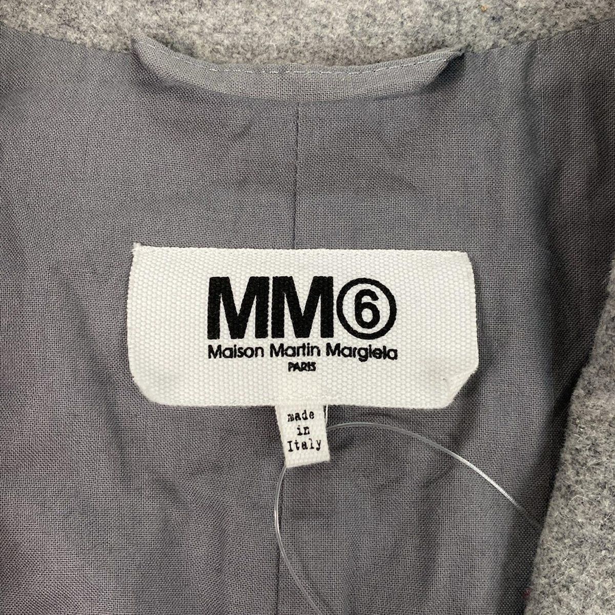 MM6(エムエムシックス) コート レディース美品 - ライトグレー 長袖/秋  