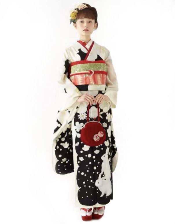 レディース着物 振袖 洗える着物 小紋 成人式振袖 お祭り 単衣 - メルカリ