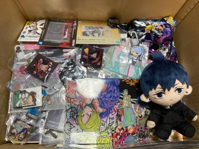 大量まとめ ジャンプ アニメ グッズ 10 kg超 チェンソーマン HUNTER×HUNTER サカモトデイズ ハイキュー ダンダダン るろうに剣心 男コミ