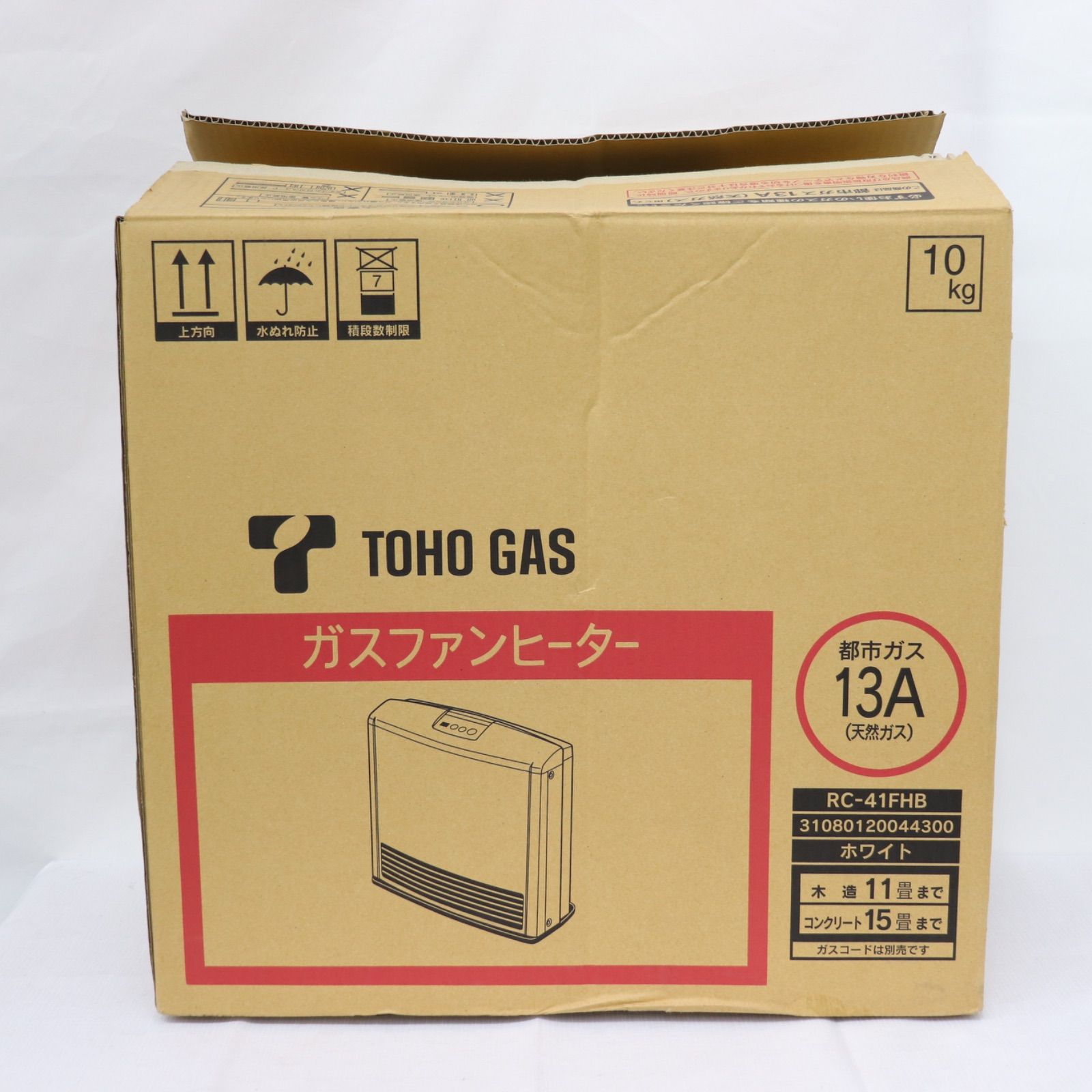 TOHO GAS ガスファンヒーター RC-41FHB ホワイト 新品・未使用】TOHO GAS 東邦ガス ガスファンヒーター RC-41FHB 2016年